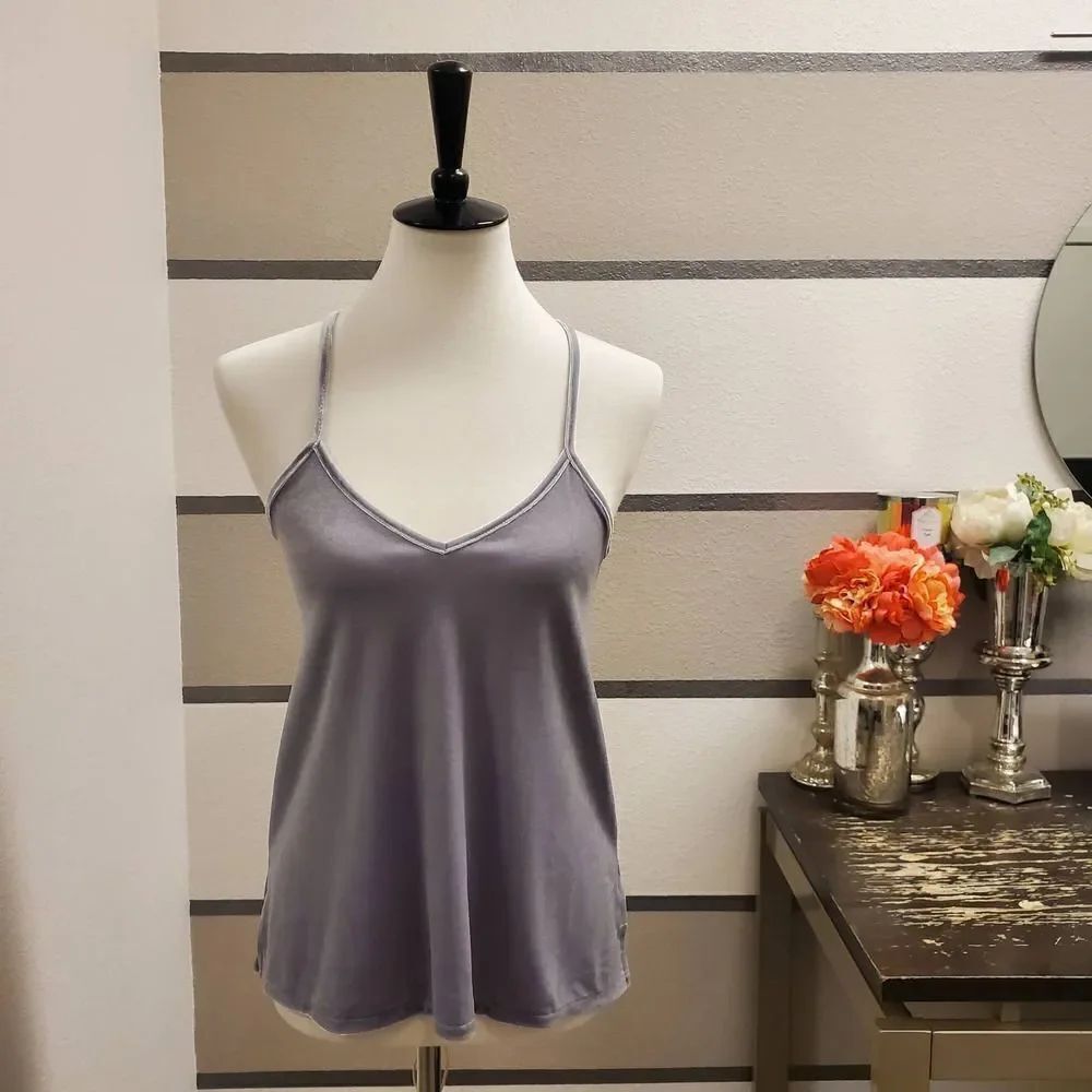Madewell-NWT Velvet Racerback Top Sz XXS